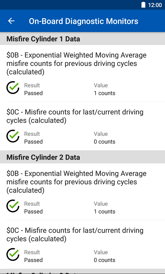 OBD2 mode 06